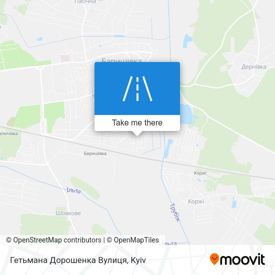 Гетьмана Дорошенка Вулиця map