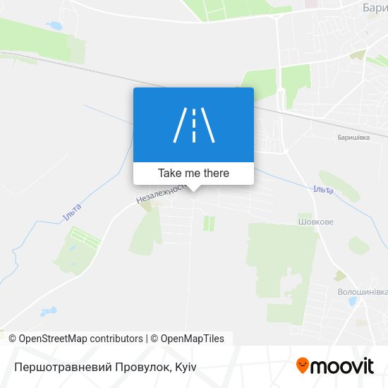 Першотравневий Провулок map