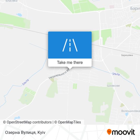 Озерна Вулиця map