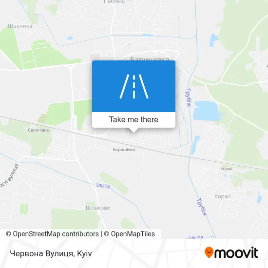 Карта Червона Вулиця