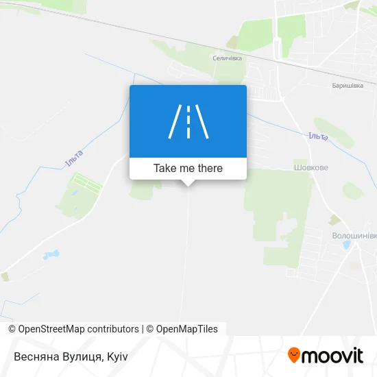 Карта Весняна Вулиця