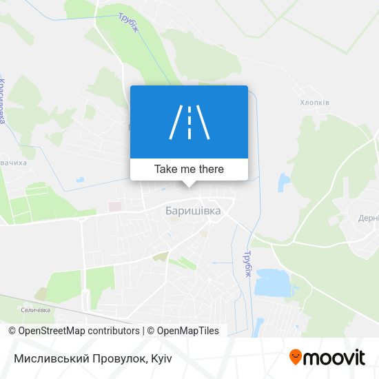 Мисливський Провулок map