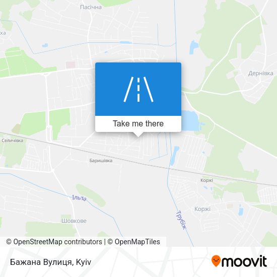 Бажана Вулиця map