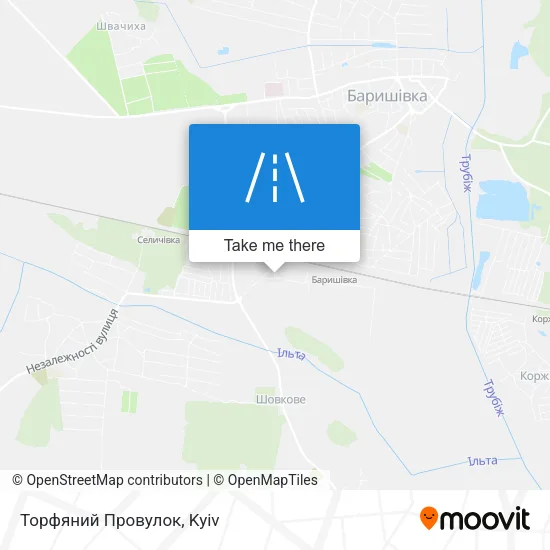 Карта Торфяний Провулок