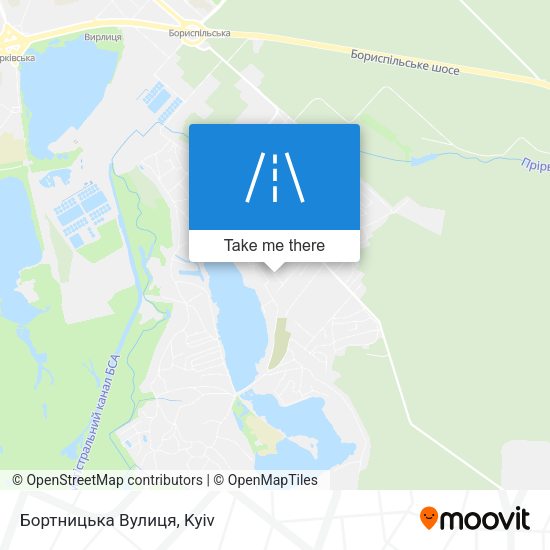 Бортницька Вулиця map
