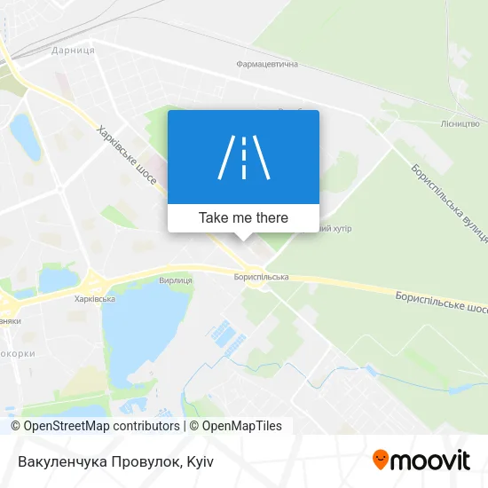 Карта Вакуленчука Провулок