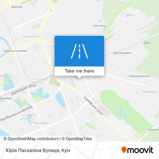 Юрія Пасхаліна Вулиця map