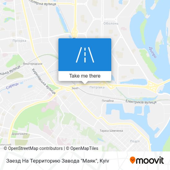 Заезд На Территорию Завода "Маяк" map