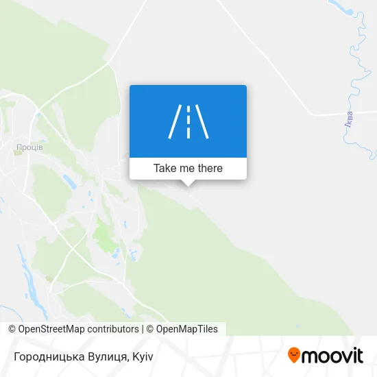 Карта Городницька Вулиця