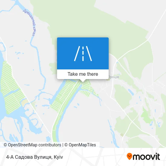 Карта 4-А Садова Вулиця
