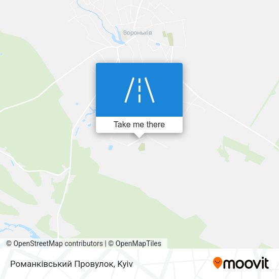 Романківський Провулок map