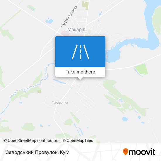 Карта Заводський Провулок