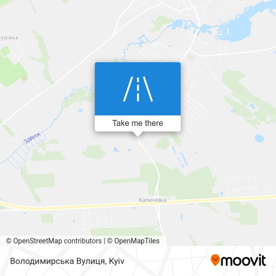 Володимирська Вулиця map