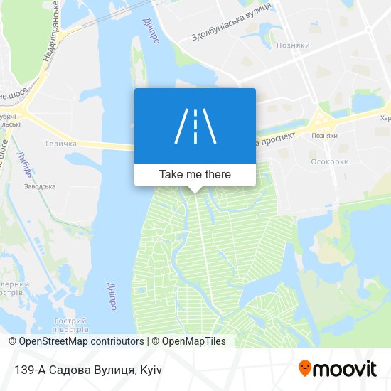 139-А Садова Вулиця map