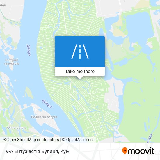 9-А Ентузіастів Вулиця map