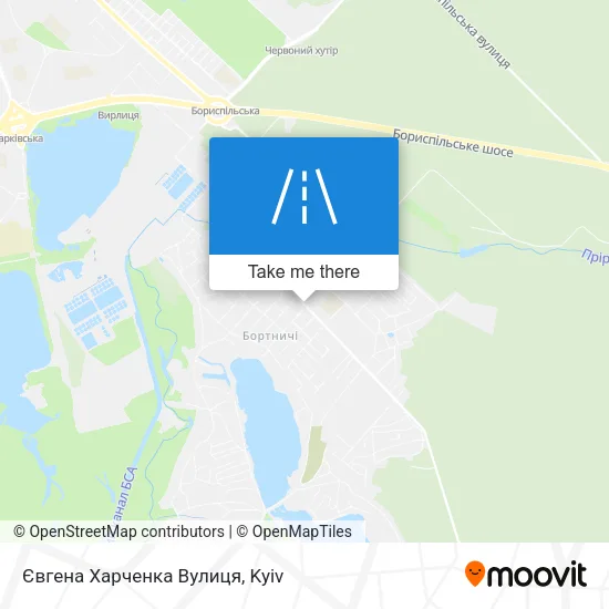 Карта Євгена Харченка Вулиця