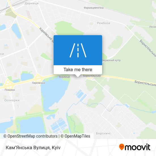 Кам’Янська Вулиця map