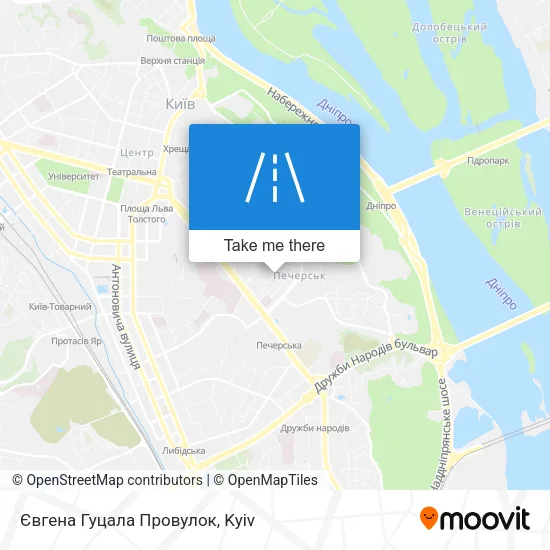 Карта Євгена Гуцала Провулок