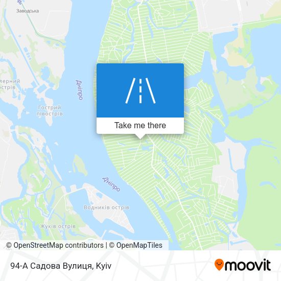 94-А Садова Вулиця map