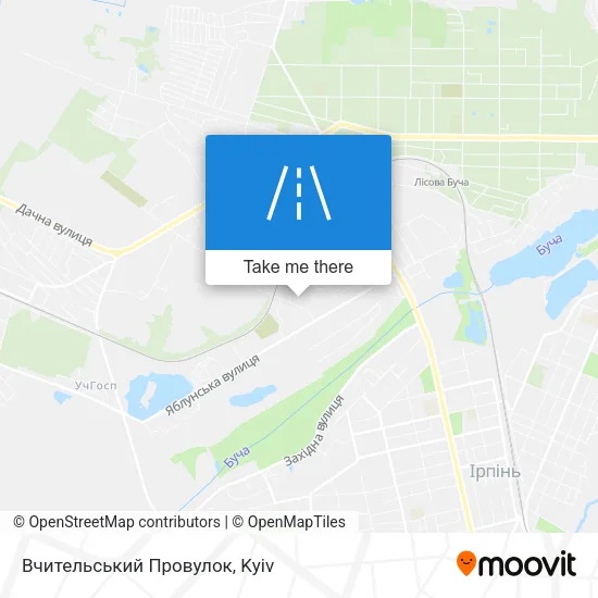 Карта Вчительський Провулок