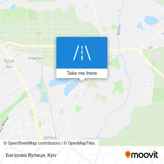 Карта Багірова Вулиця