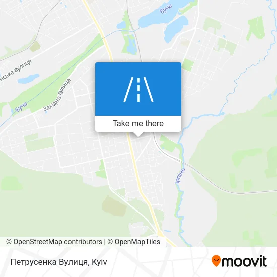 Карта Петрусенка Вулиця