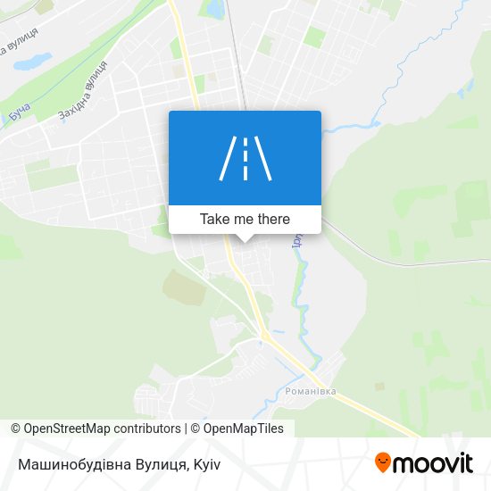 Машинобудівна Вулиця map