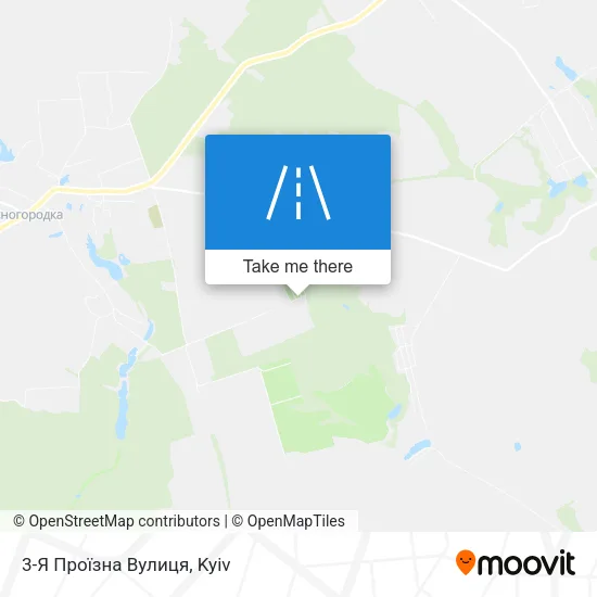 Карта 3-Я Проїзна Вулиця