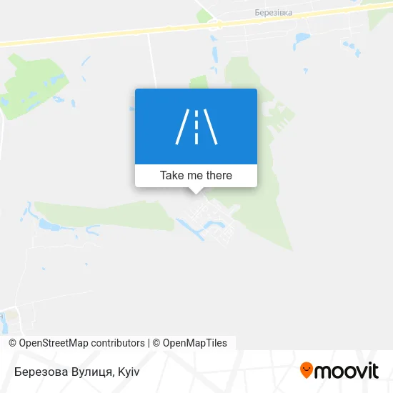 Березова Вулиця map