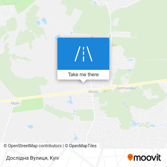 Дослідна Вулиця map