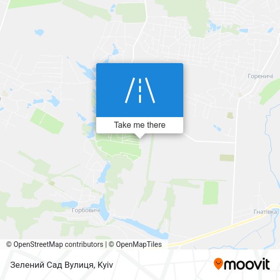 Зелений Сад Вулиця map