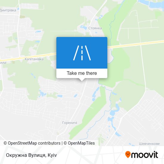 Окружна Вулиця map