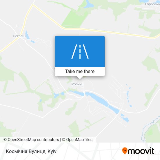 Космічна Вулиця map