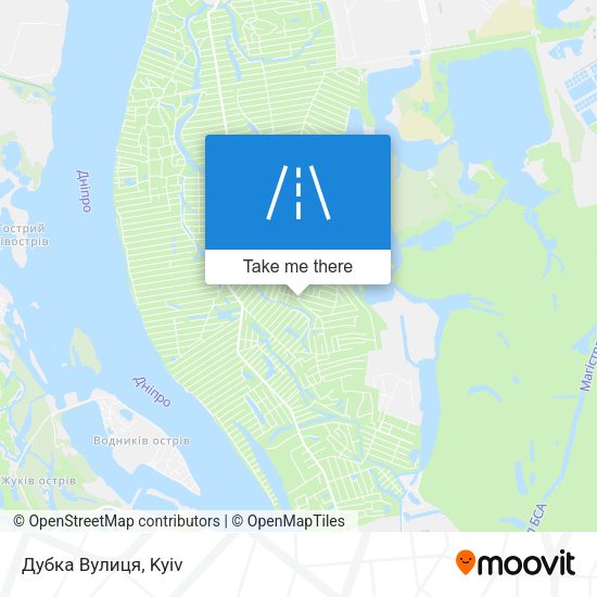 Дубка Вулиця map