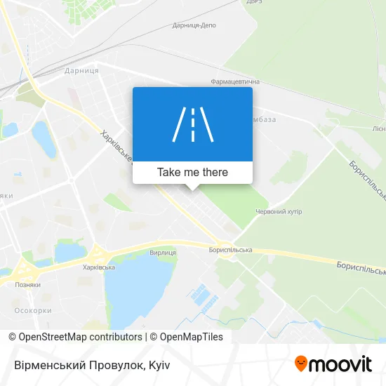 Карта Вірменський Провулок