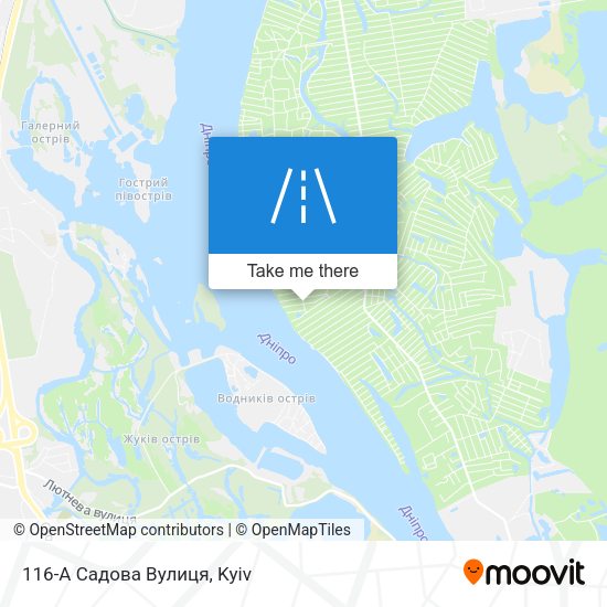 116-А Садова Вулиця map