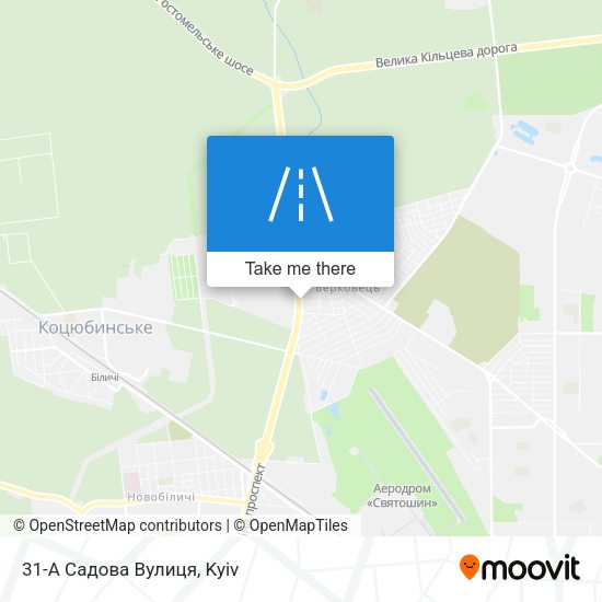 31-А Садова Вулиця map