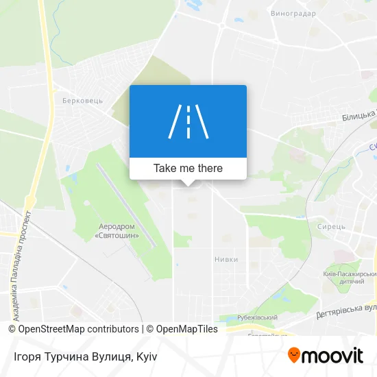 Карта Ігоря Турчина Вулиця