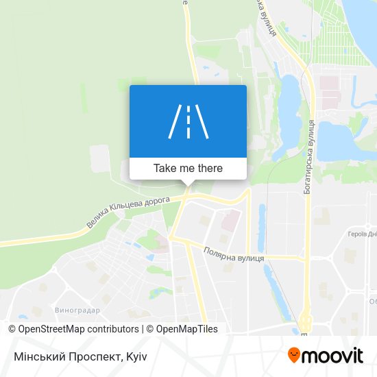 Мінський Проспект map
