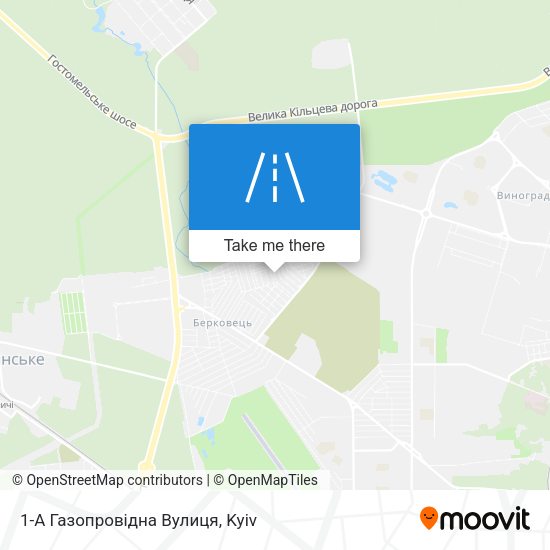 1-А Газопровідна Вулиця map