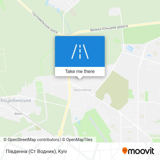 Південна (Ст Водник) map
