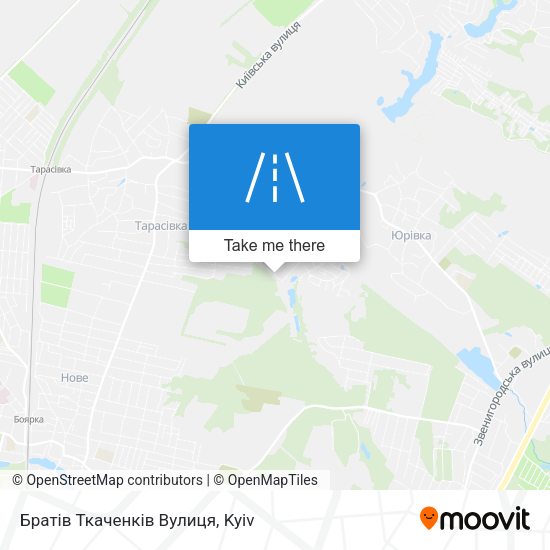 Братів Ткаченків Вулиця map