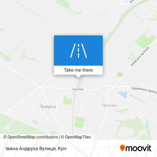 Карта Івана Андруха Вулиця