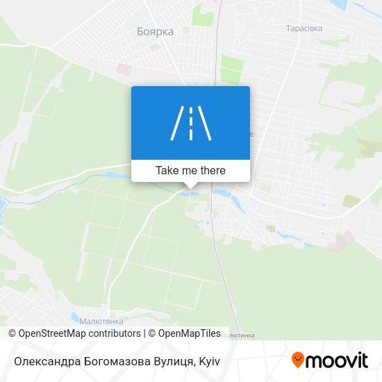 Олександра Богомазова Вулиця map