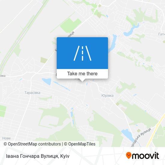 Івана Гончара Вулиця map