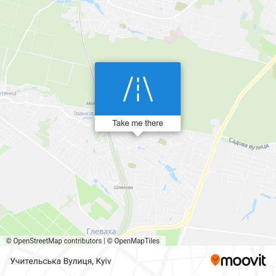 Учительська Вулиця map