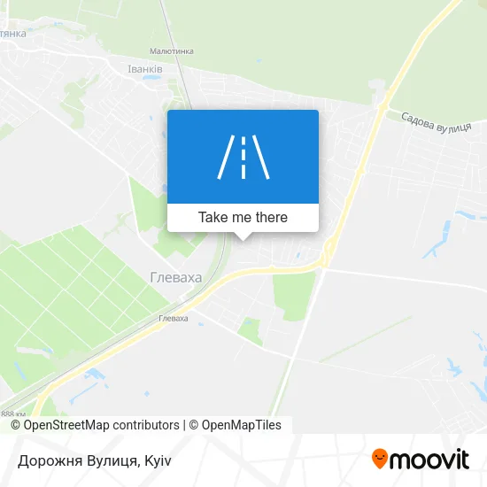Карта Дорожня Вулиця