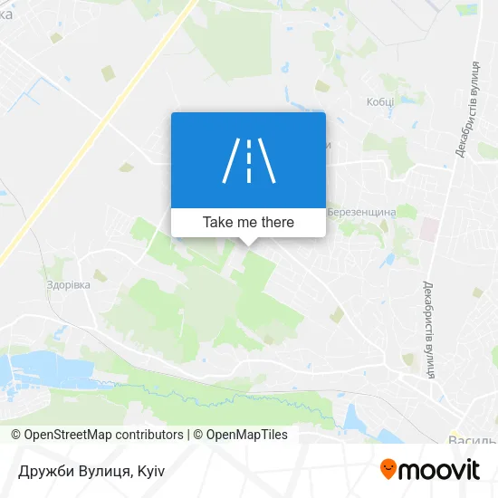 Карта Дружби Вулиця