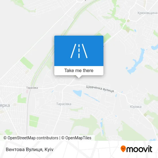 Карта Вентова Вулиця
