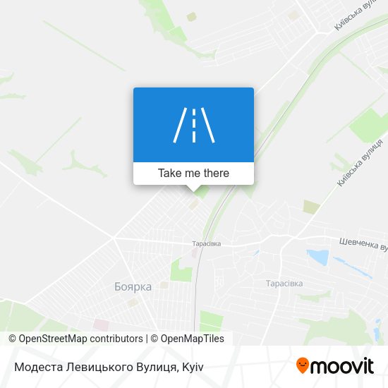 Модеста Левицького Вулиця map
